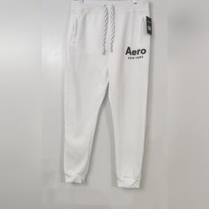Aeropostale STILE #AFJ01948BLX JOGGER PANTS MEN'S SIZE 3XL IN‎ White NWT